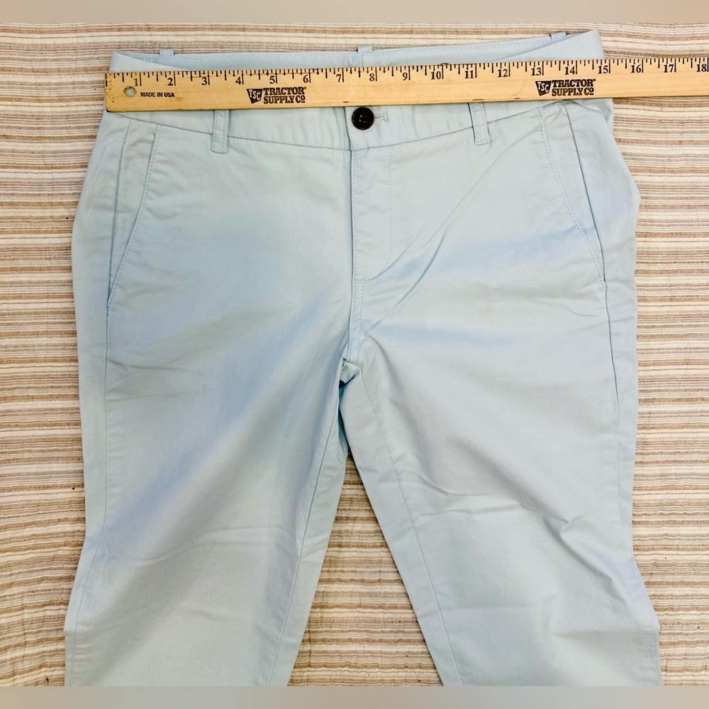 J Crew Frankie Pants Stretch Baby Blue - Brand New - Size 2, Style #08621 - Picture 5 of 9